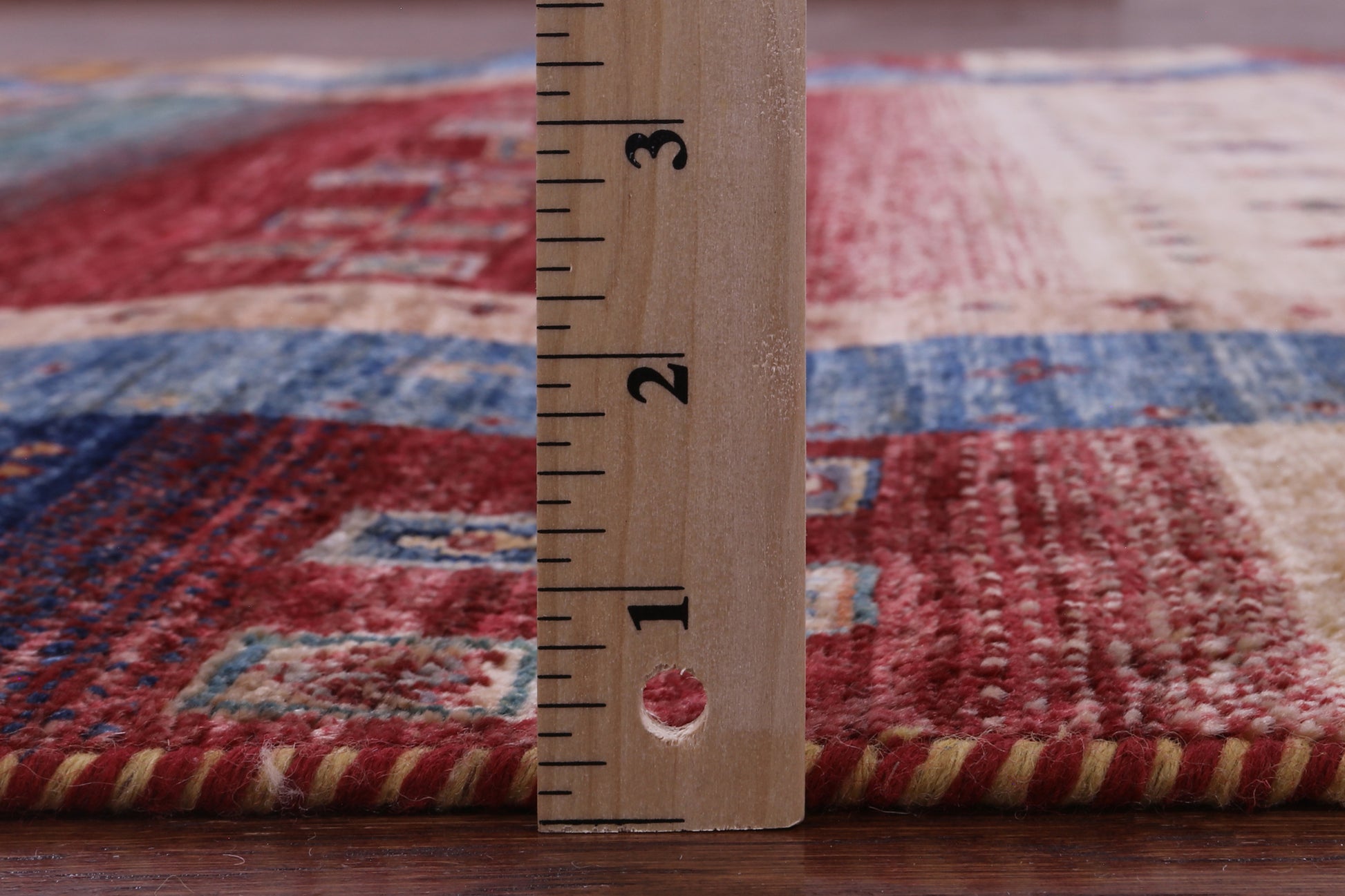 Tribal Persian Gabbeh Hand Knotted Wool Rug - 5' 8" X 8' 1" - Golden Nile