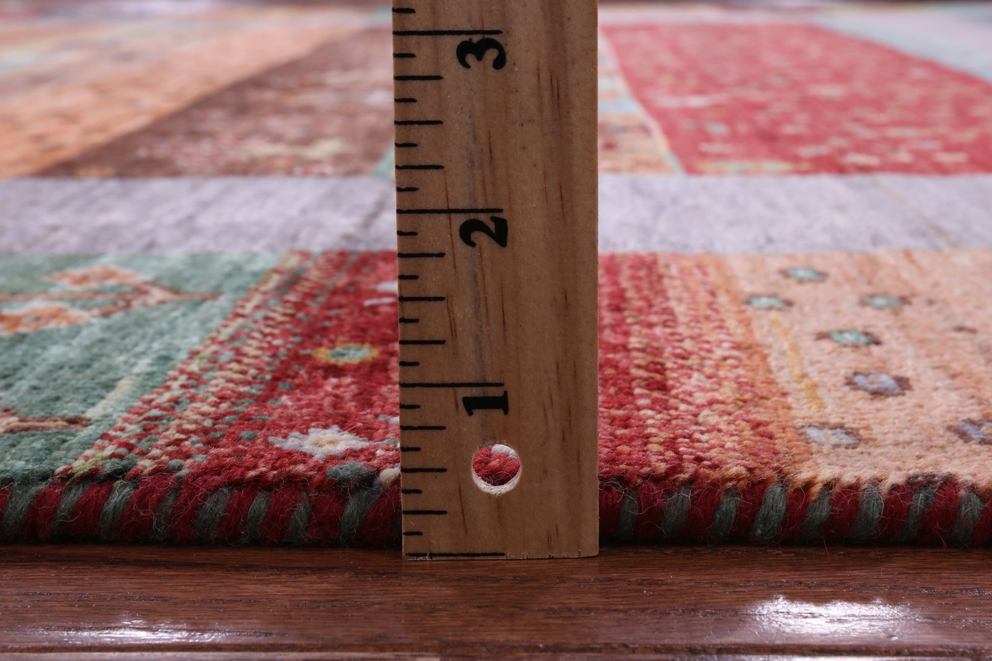 Tribal Persian Gabbeh Handmade Wool Rug - 5' 8" X 8' 2" - Golden Nile