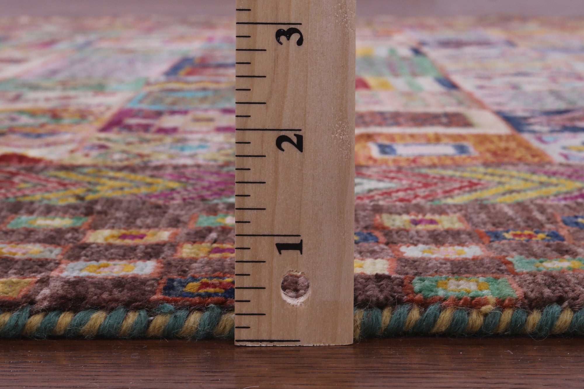 Tribal Persian Gabbeh Hand Knotted Wool Rug - 4' 10" X 7' 2" - Golden Nile