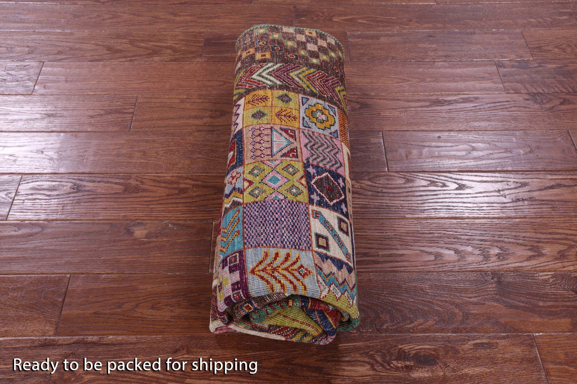 Tribal Persian Gabbeh Hand Knotted Wool Rug - 4' 10" X 7' 2" - Golden Nile