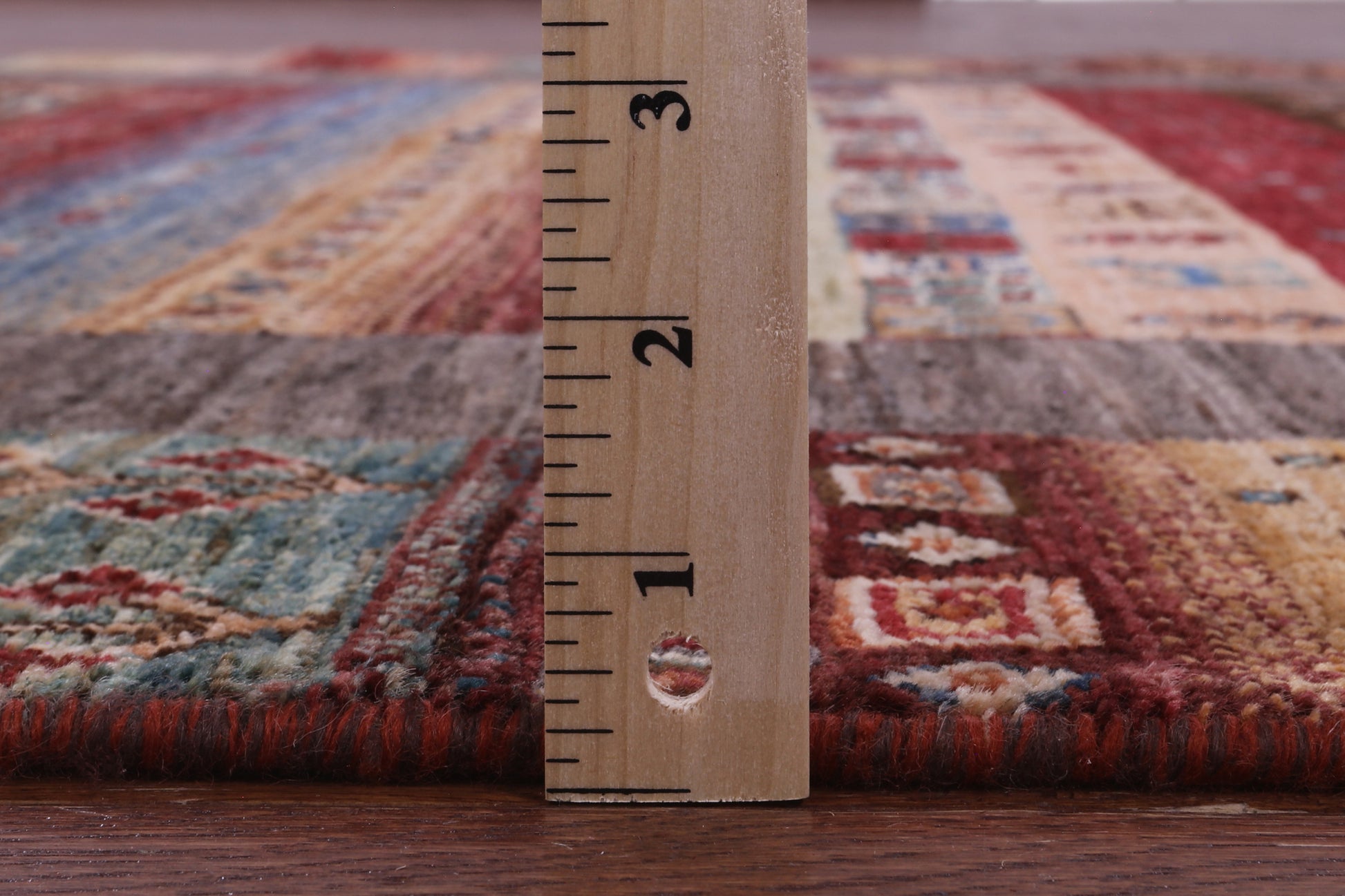 Tribal Persian Gabbeh Hand Knotted Wool Rug - 5' 7" X 7' 10" - Golden Nile