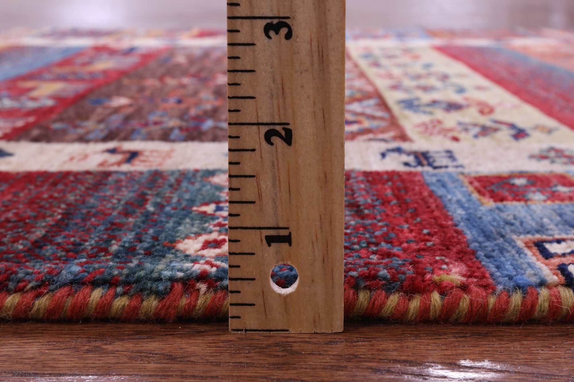 Persian Gabbeh Tribal Handmade Wool Runner Rug - 2' 9" X 7' 10" - Golden Nile