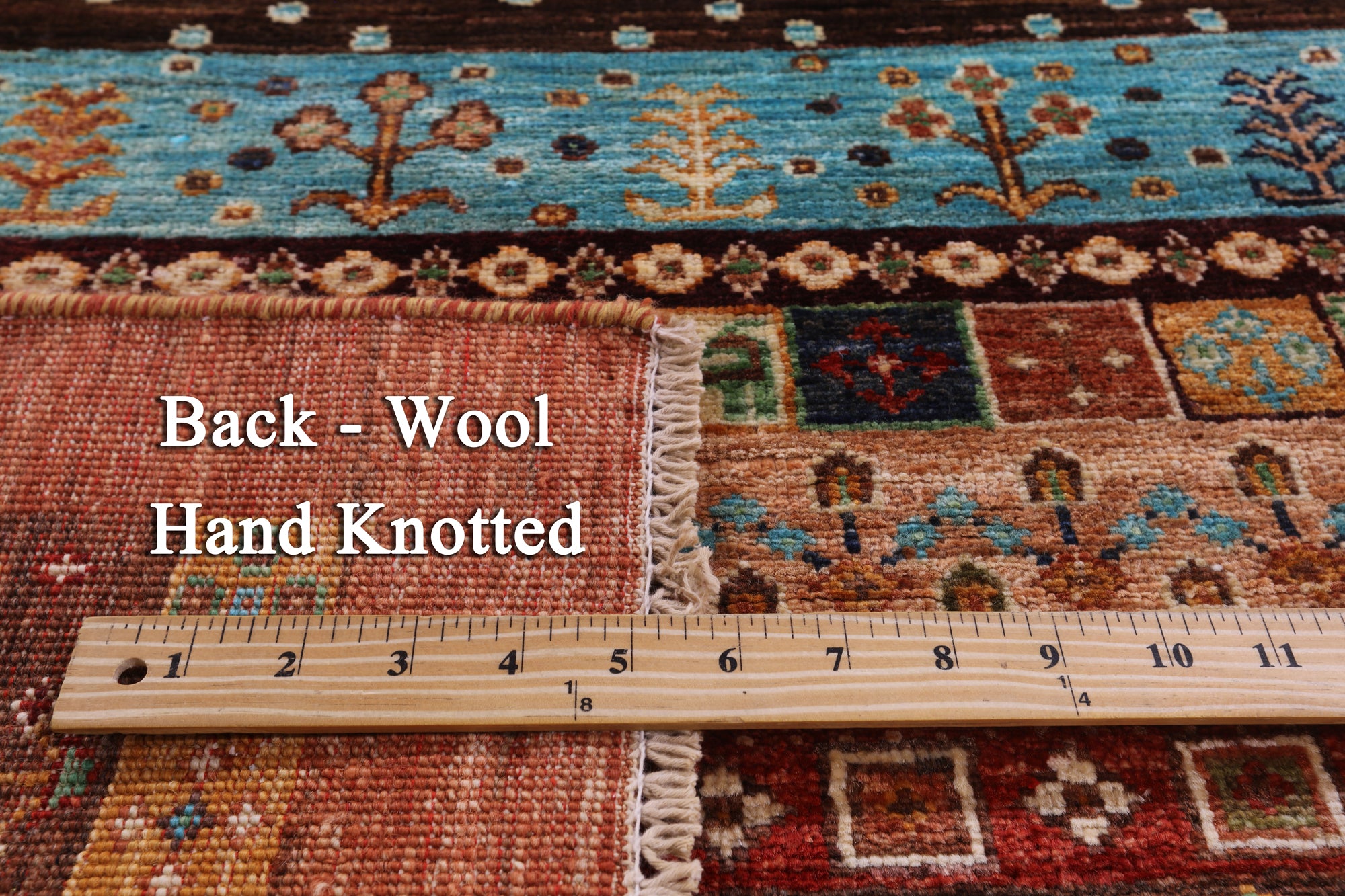 Persian Tribal Gabbeh Hand Knotted Wool Runner Rug - 2' 8" X 10' 0" - Golden Nile