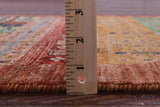 Persian Tribal Gabbeh Hand Knotted Wool Runner Rug - 2' 8" X 10' 0" - Golden Nile