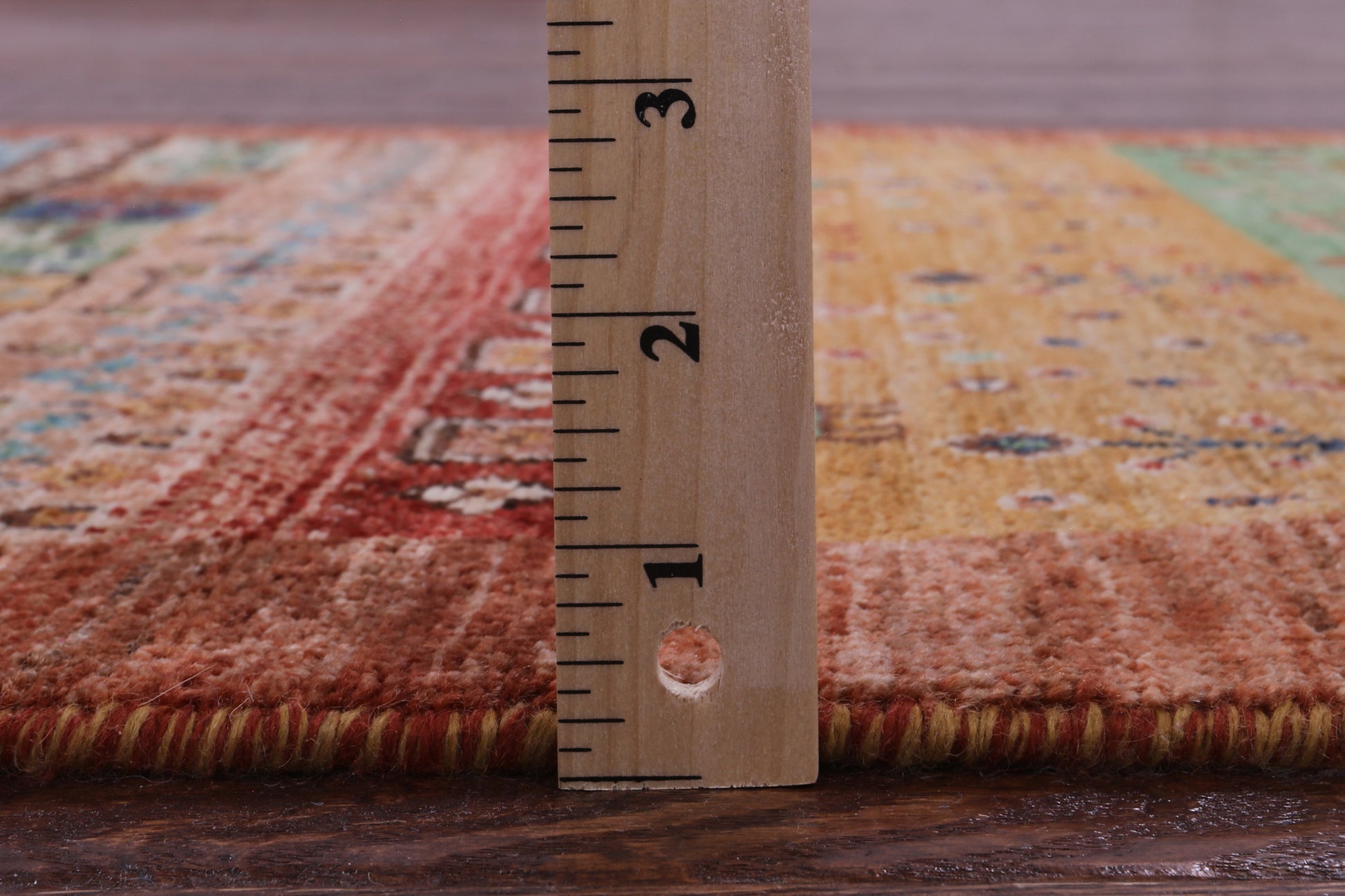 Persian Tribal Gabbeh Hand Knotted Wool Runner Rug - 2' 8" X 10' 0" - Golden Nile