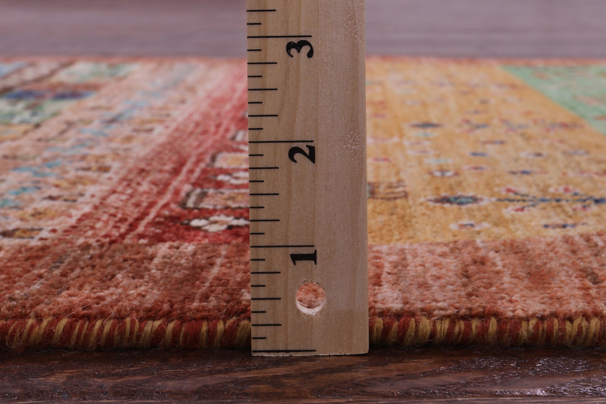 Persian Tribal Gabbeh Hand Knotted Wool Runner Rug - 2' 8" X 10' 0" - Golden Nile