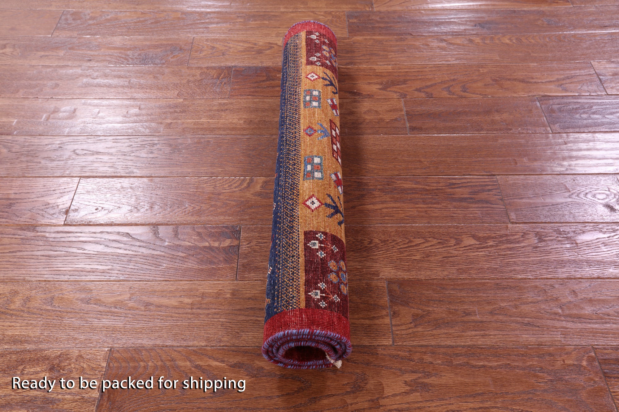 Tribal Persian Gabbeh Hand Knotted Wool Rug - 2' 8" X 4' 1" - Golden Nile