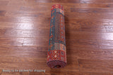 Tribal Persian Gabbeh Hand Knotted Wool Runner Rug - 2' 9" X 9' 8" - Golden Nile