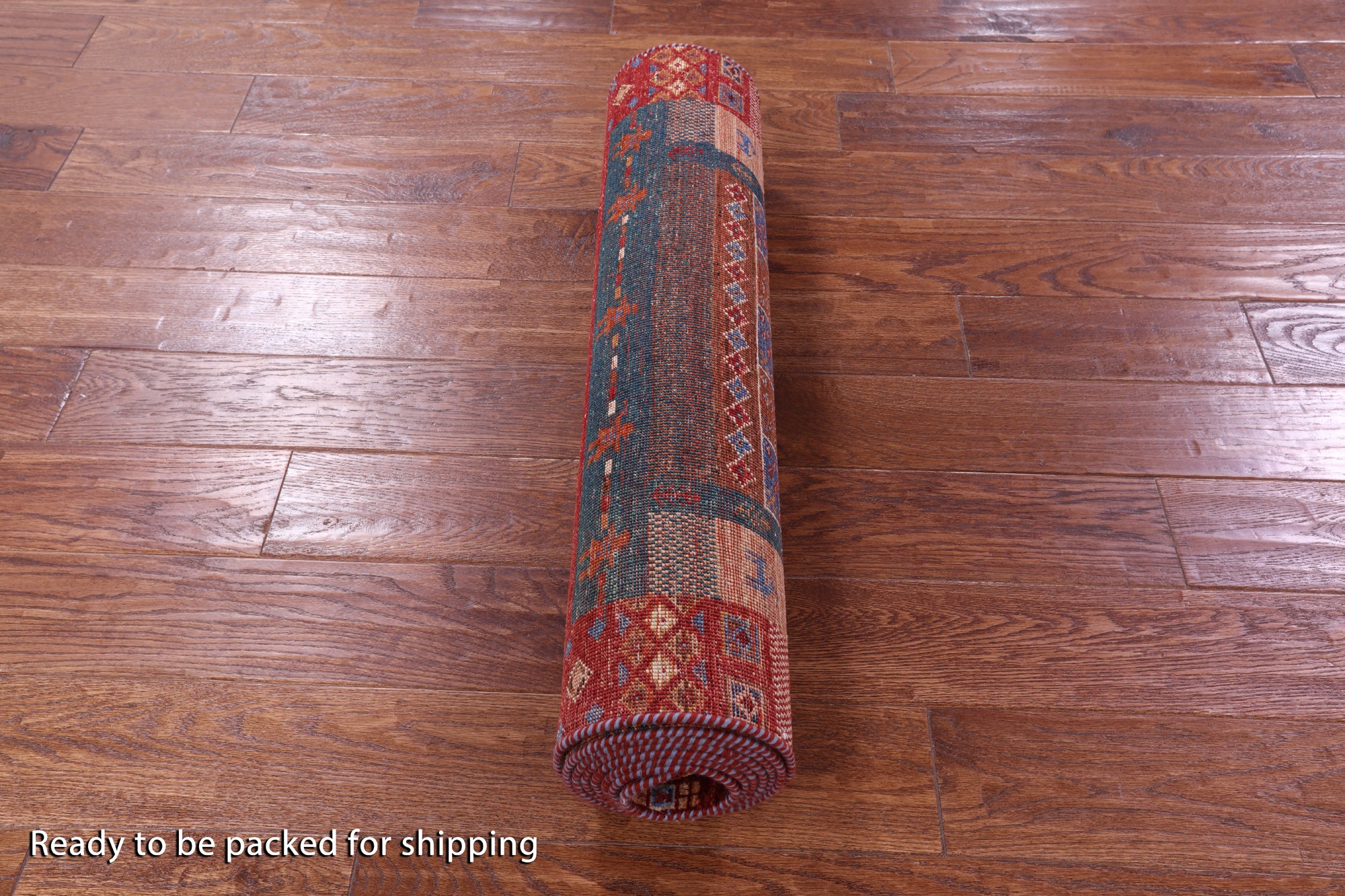 Tribal Persian Gabbeh Hand Knotted Wool Runner Rug - 2' 9" X 9' 8" - Golden Nile