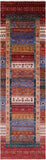 Tribal Persian Gabbeh Hand Knotted Wool Runner Rug - 2' 9" X 9' 8" - Golden Nile