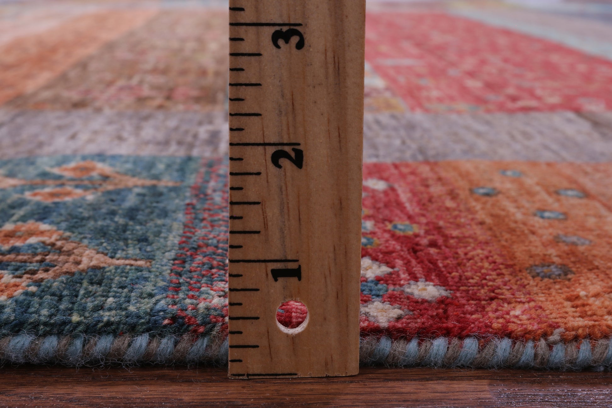 Tribal Persian Gabbeh Handmade Wool Rug - 5' 6" X 8' 2" - Golden Nile