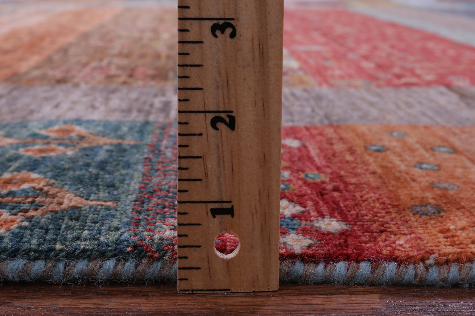 Tribal Persian Gabbeh Handmade Wool Rug - 5' 6" X 8' 2" - Golden Nile