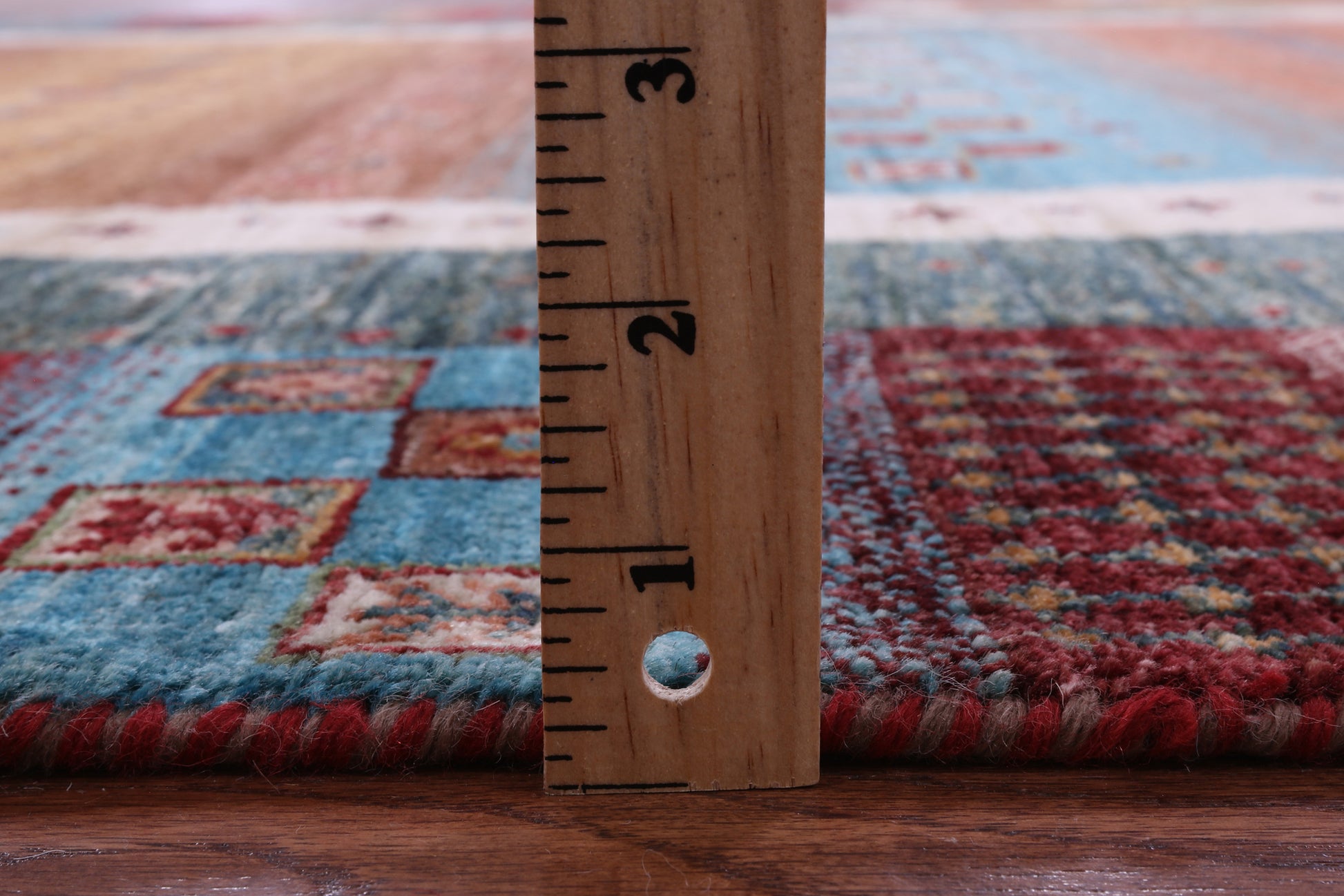 Tribal Persian Gabbeh Hand Knotted Wool Rug - 5' 10" X 8' 0" - Golden Nile