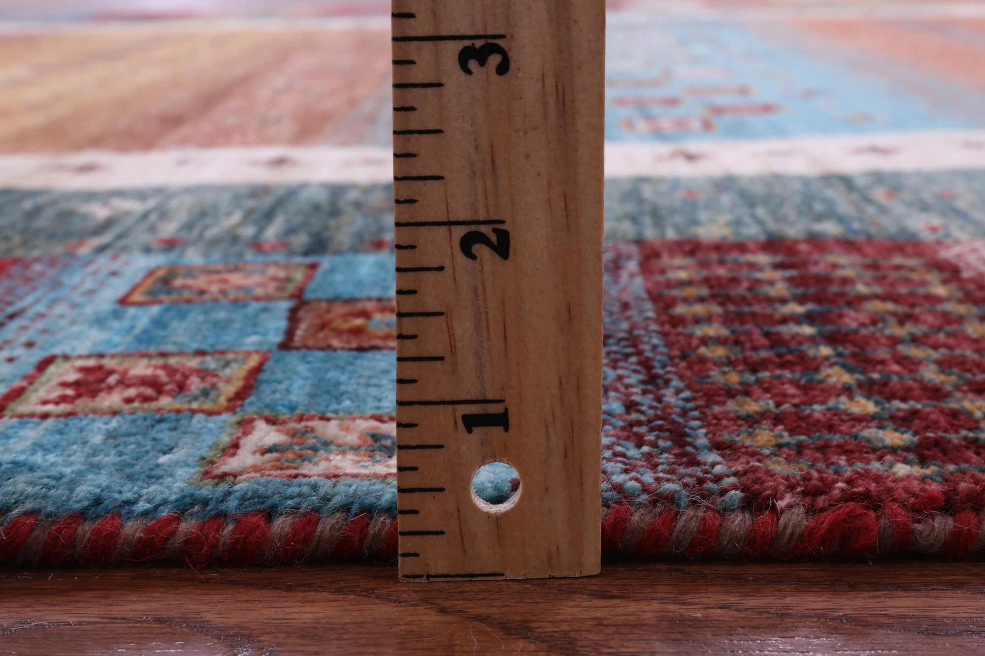 Tribal Persian Gabbeh Hand Knotted Wool Rug - 5' 10" X 8' 0" - Golden Nile