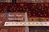 Tribal Persian Gabbeh Hand Knotted Wool Rug - 4' 11" X 6' 7" - Golden Nile
