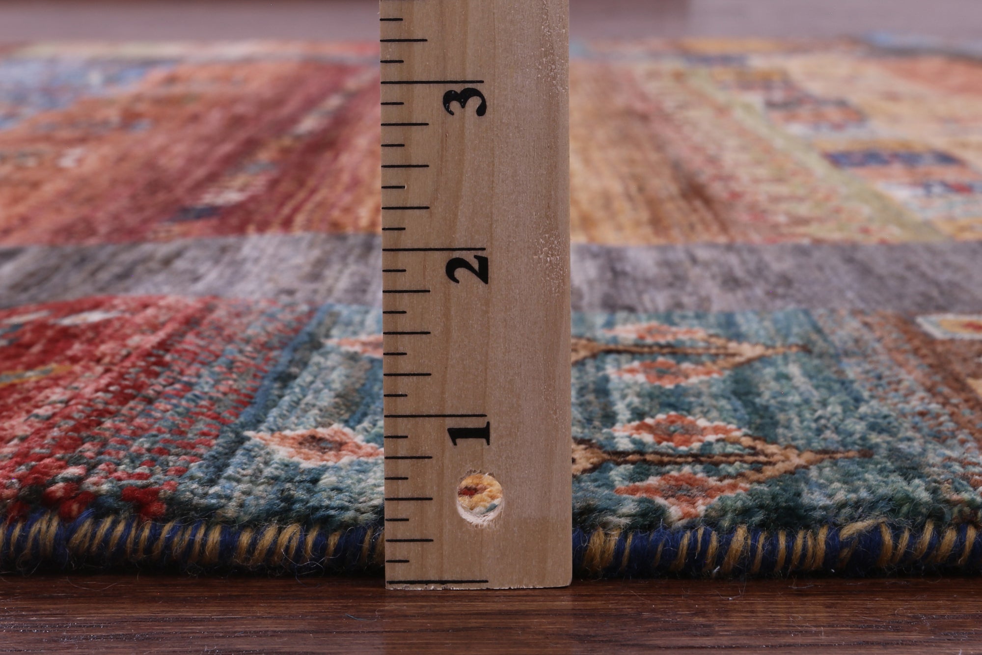 Tribal Persian Gabbeh Hand Knotted Wool Rug - 5' 7" X 8' 2" - Golden Nile