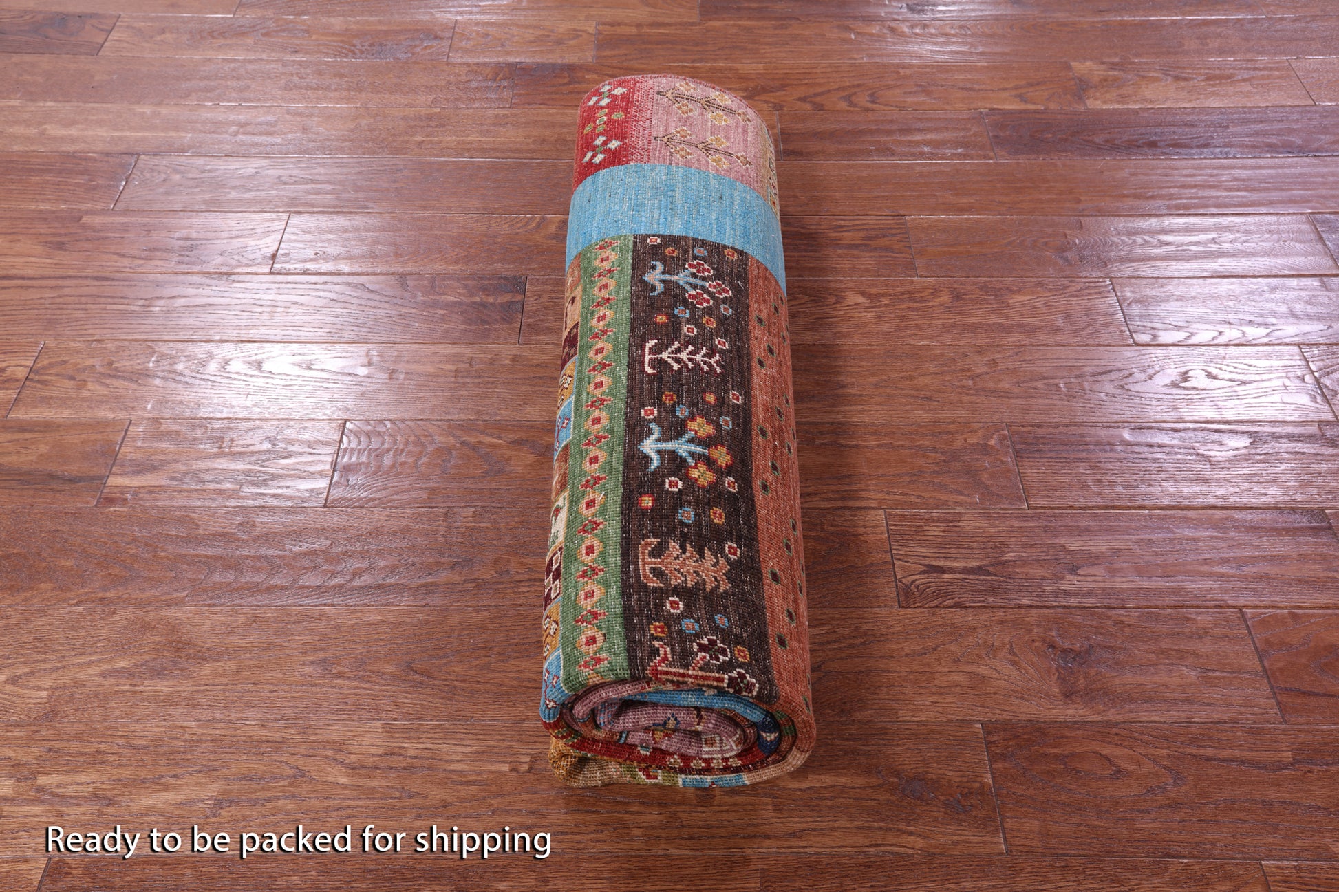 Tribal Persian Gabbeh Handmade Wool Rug - 5' 9" X 8' 0" - Golden Nile
