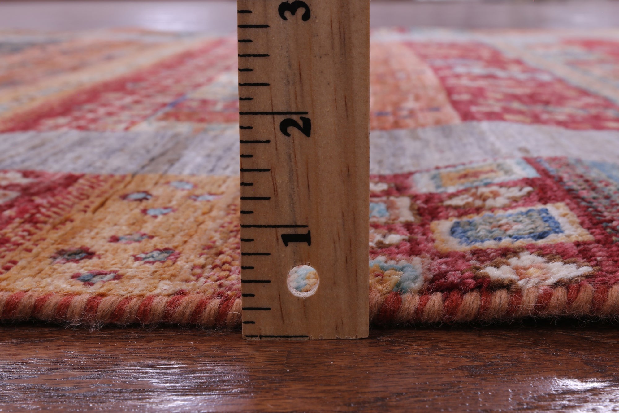 Tribal Persian Gabbeh Hand Knotted Wool Rug - 4' 3" X 6' 0" - Golden Nile