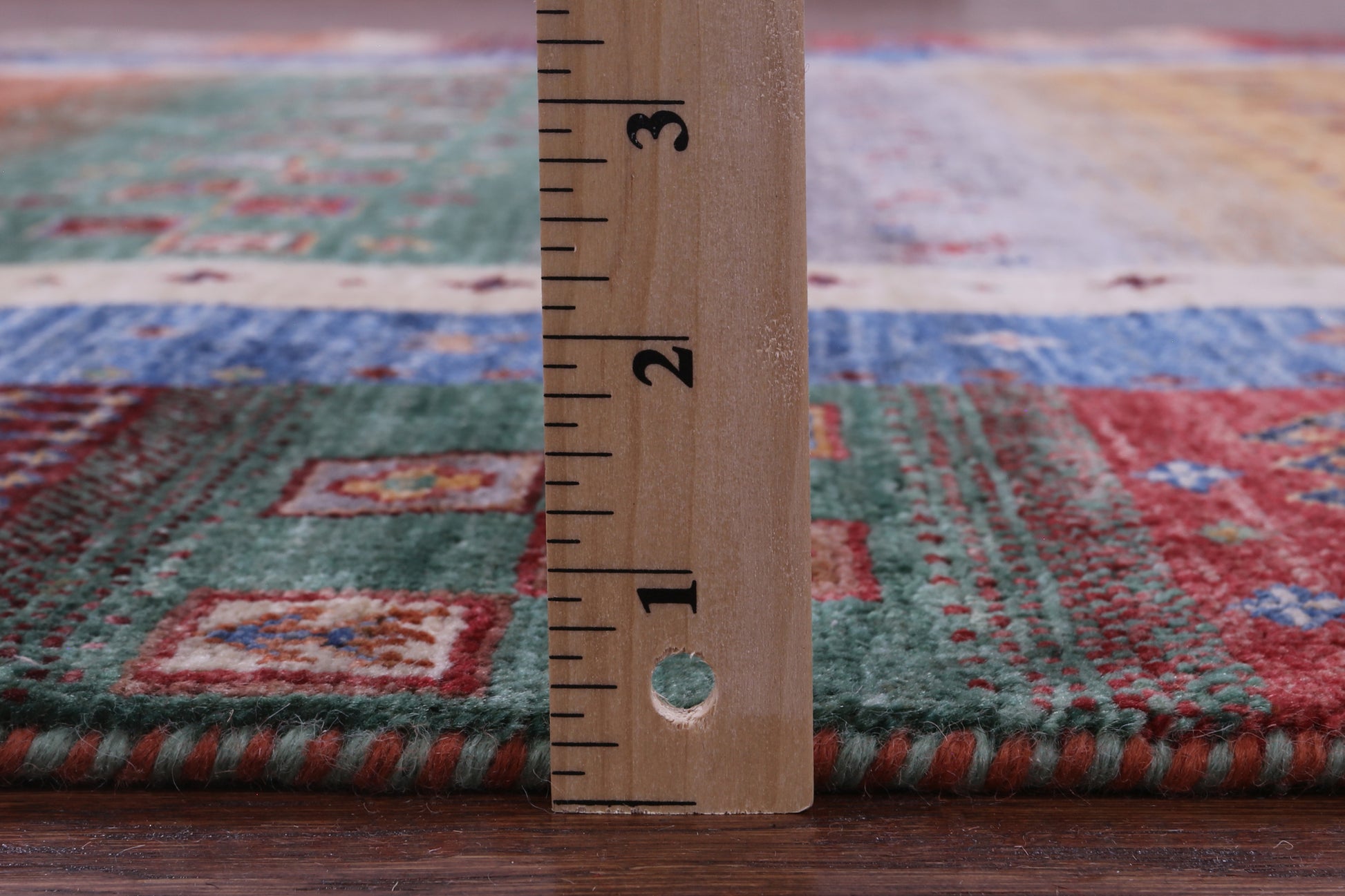 Tribal Persian Gabbeh Hand Knotted Wool Rug - 5' 9" X 8' 2" - Golden Nile