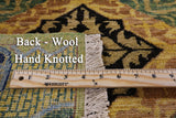 William Morris Hand Knotted Wool Area Rug - 6' 2" X 8' 8" - Golden Nile