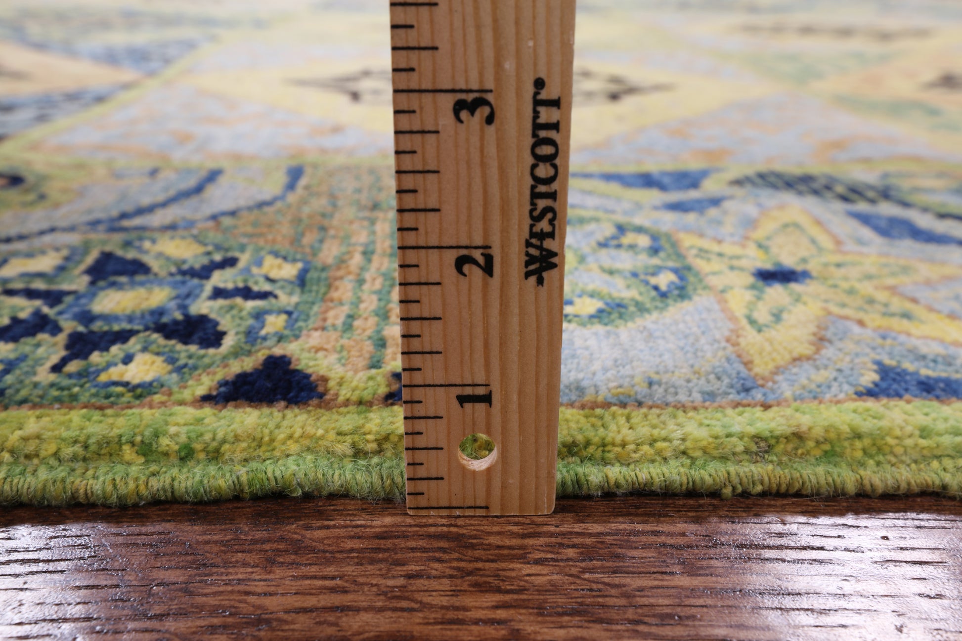 William Morris Hand Knotted Wool Area Rug - 6' 2" X 8' 8" - Golden Nile