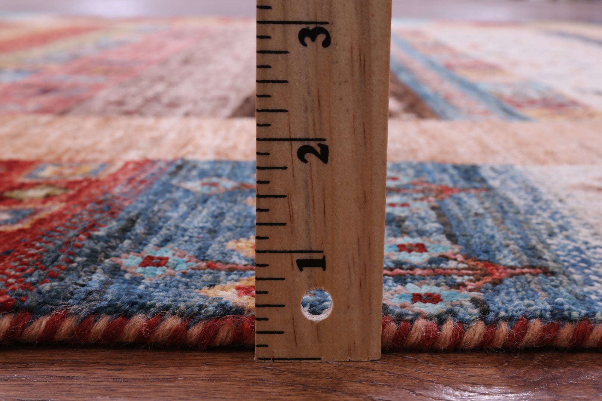 Tribal Persian Gabbeh Hand Knotted Wool Rug - 5' 7" X 7' 9" - Golden Nile