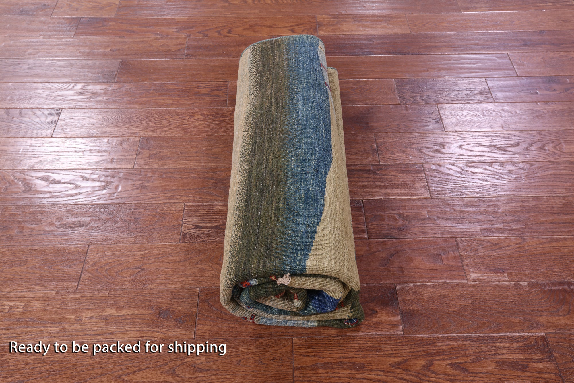 Persian Gabbeh Tribal Hand Knotted Wool Rug - 5' 6" X 7' 10" - Golden Nile