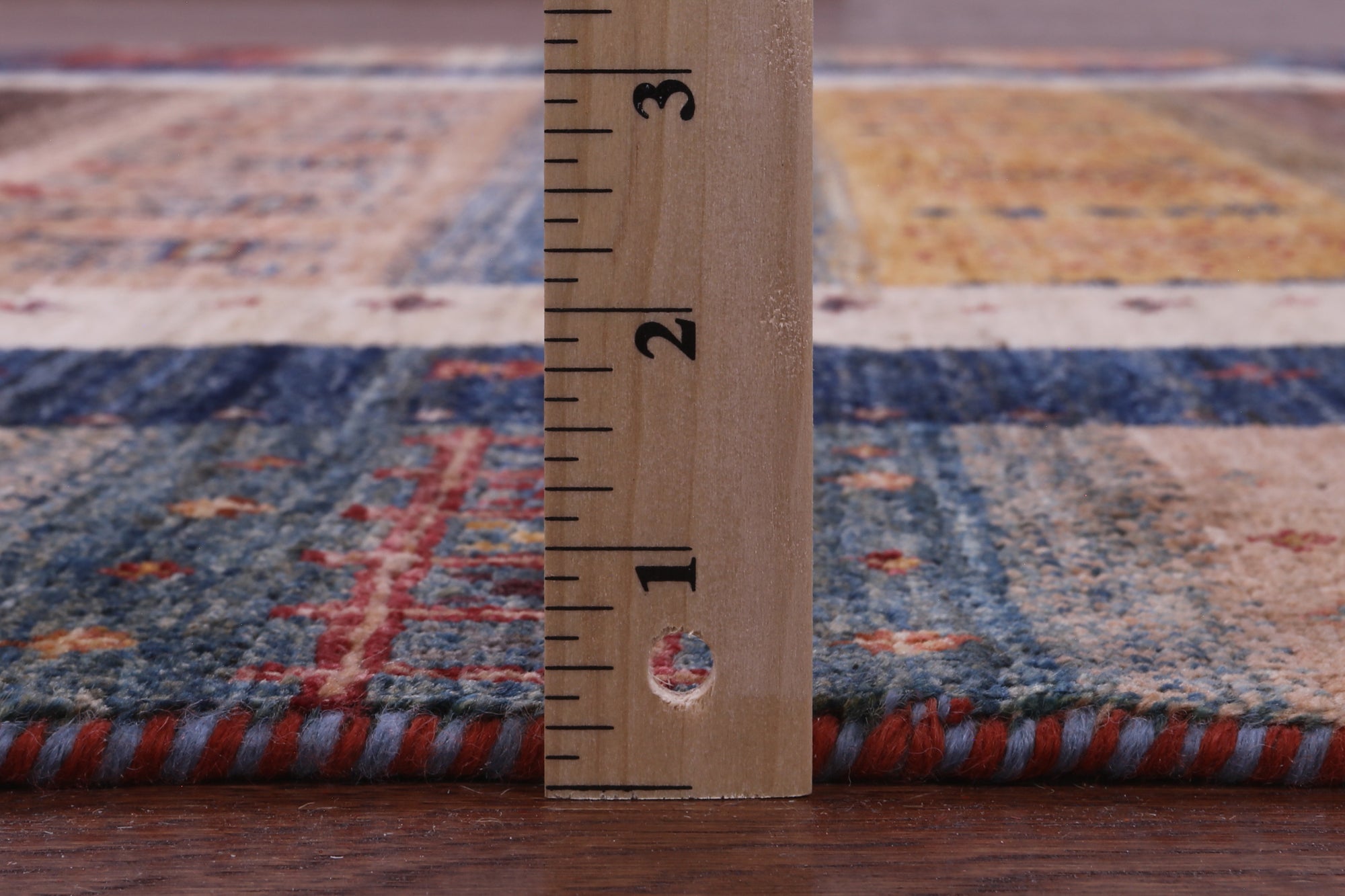 Tribal Persian Gabbeh Hand Knotted Wool Rug - 5' 8" X 8' 3" - Golden Nile