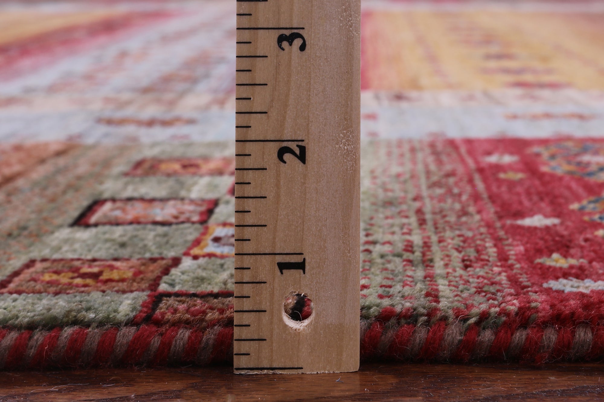 Tribal Persian Gabbeh Hand Knotted Wool Rug - 6' 10" X 10' 0" - Golden Nile