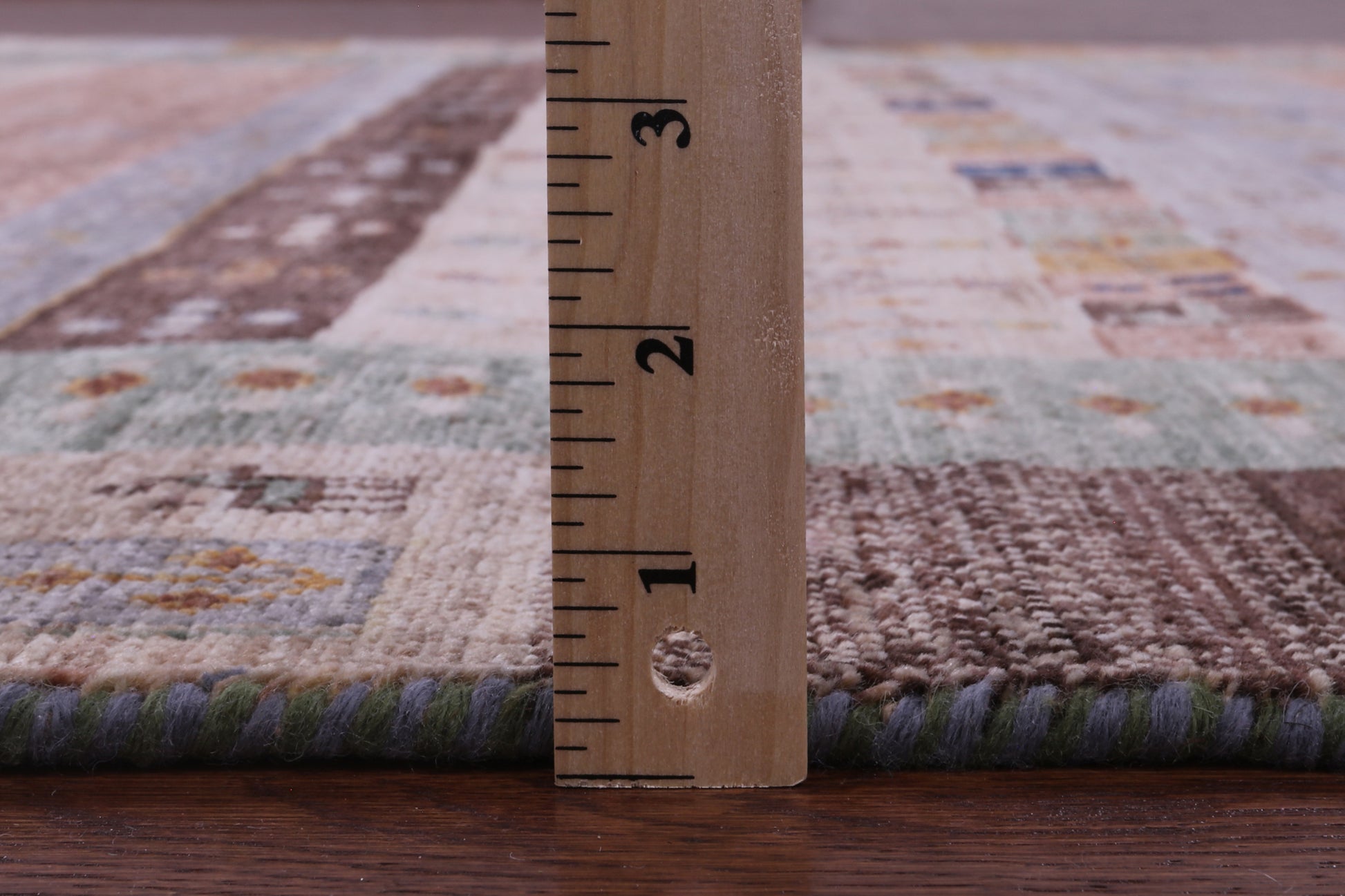 Tribal Persian Gabbeh Hand Knotted Wool Rug - 5' 9" X 9' 7" - Golden Nile
