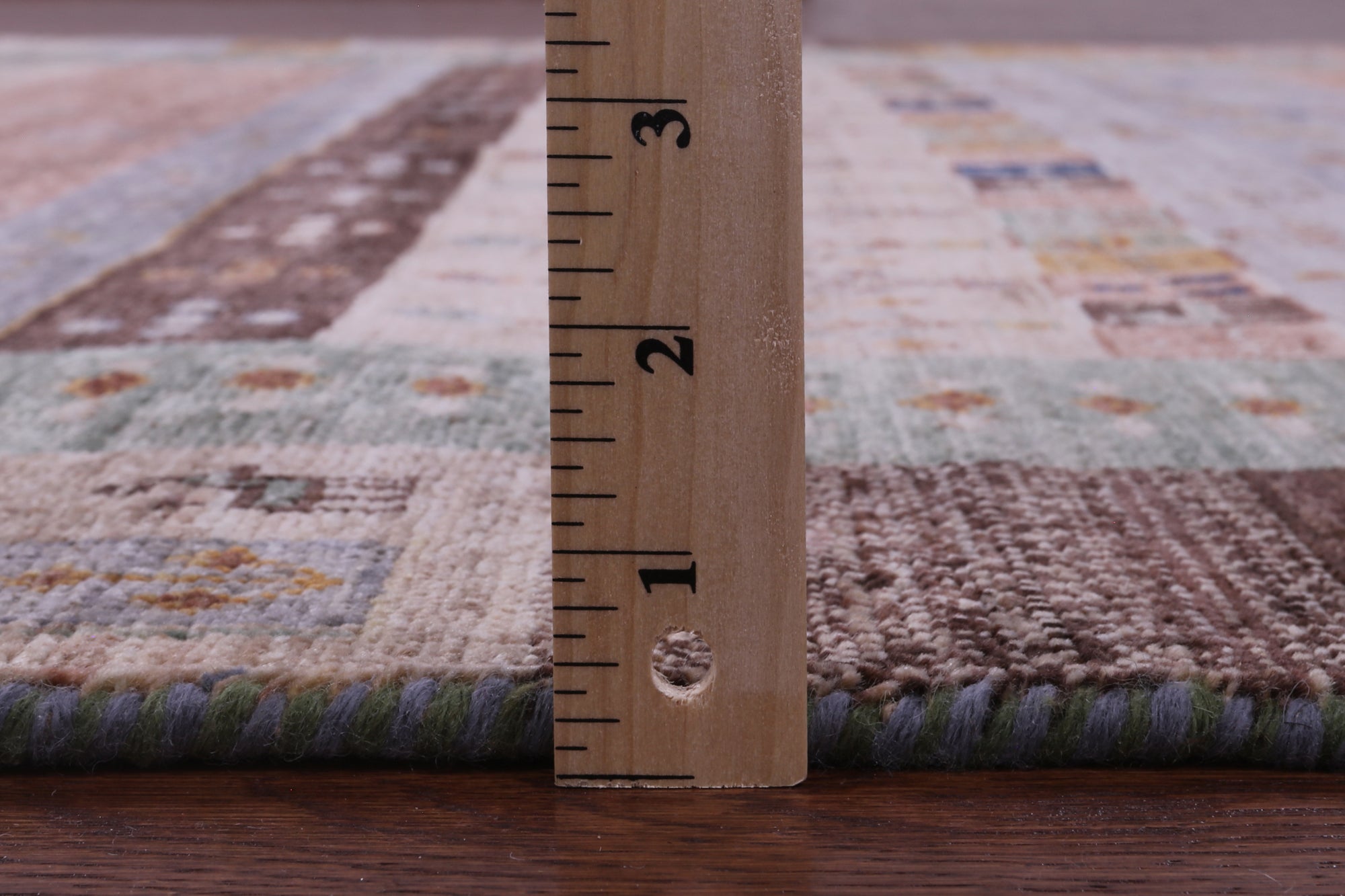 Tribal Persian Gabbeh Hand Knotted Wool Rug - 5' 9" X 9' 7" - Golden Nile