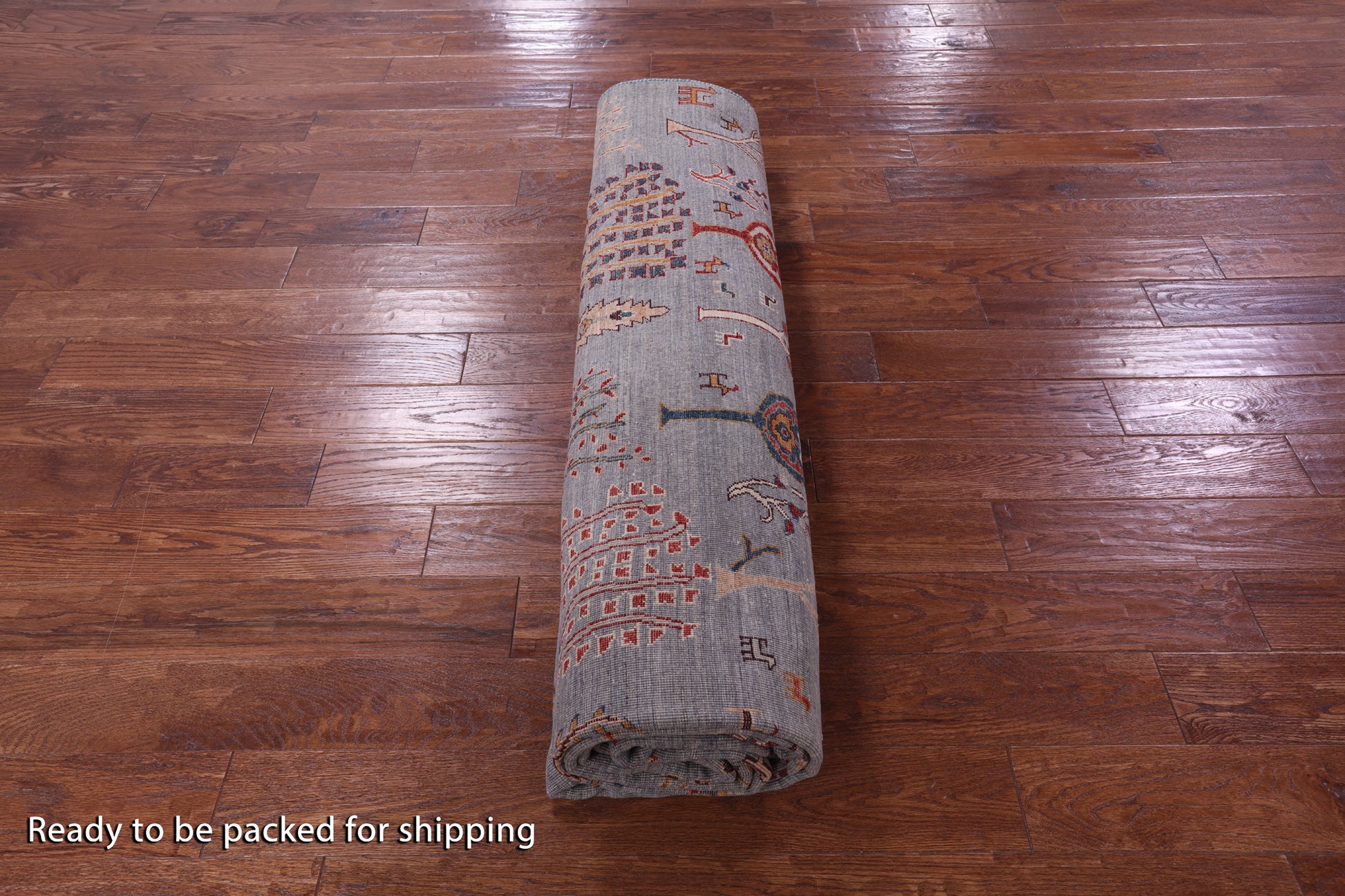 Tribal Persian Gabbeh Hand Knotted Wool Rug - 9' 0" X 11' 10" - Golden Nile