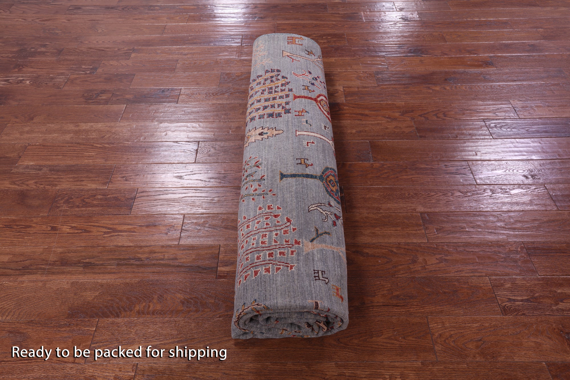 Tribal Persian Gabbeh Hand Knotted Wool Rug - 9' 0" X 11' 10" - Golden Nile