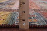 Persian Gabbeh Tribal Hand Knotted Wool Rug - 6' 8" X 9' 7" - Golden Nile