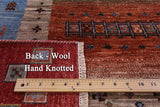 Persian Gabbeh Tribal Hand Knotted Wool Rug - 6' 9" X 8' 1" - Golden Nile