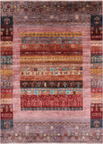 Tribal Persian Gabbeh Hand Knotted Wool Rug - 5' 9" X 8' 2" - Golden Nile
