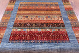 Tribal Persian Gabbeh Handmade Wool Rug - 5' 8" X 7' 10" - Golden Nile