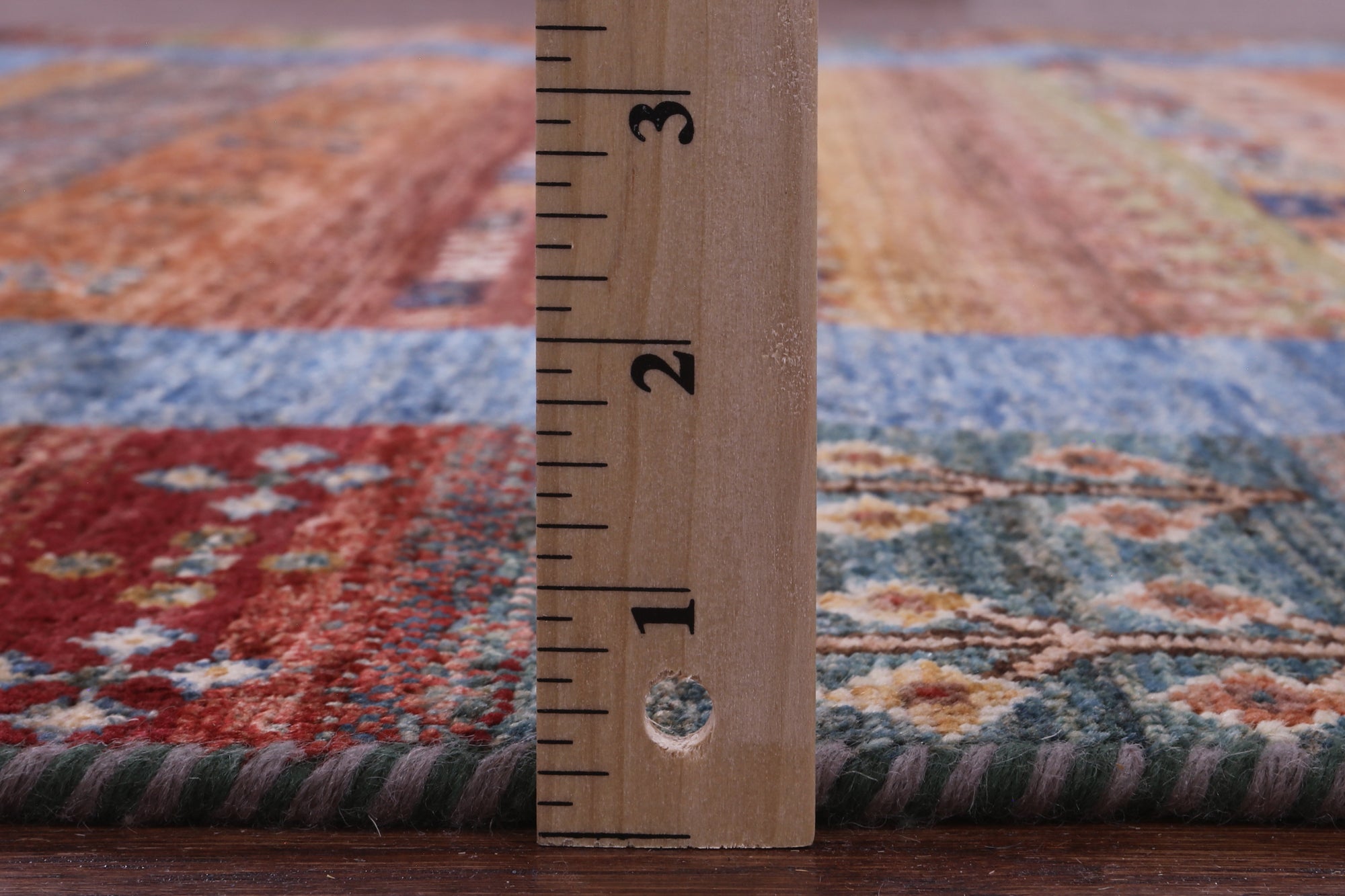 Tribal Persian Gabbeh Handmade Wool Rug - 5' 8" X 7' 10" - Golden Nile
