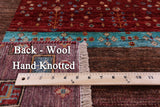 Tribal Persian Gabbeh Hand Knotted Wool Rug - 5' 7" X 8' 1" - Golden Nile