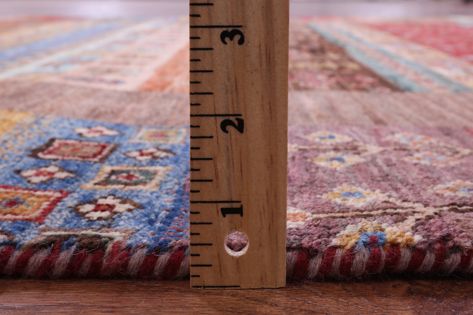 Tribal Persian Gabbeh Hand Knotted Wool Rug - 5' 7" X 8' 1" - Golden Nile