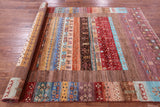 Tribal Persian Gabbeh Hand Knotted Wool Rug - 5' 7" X 8' 1" - Golden Nile