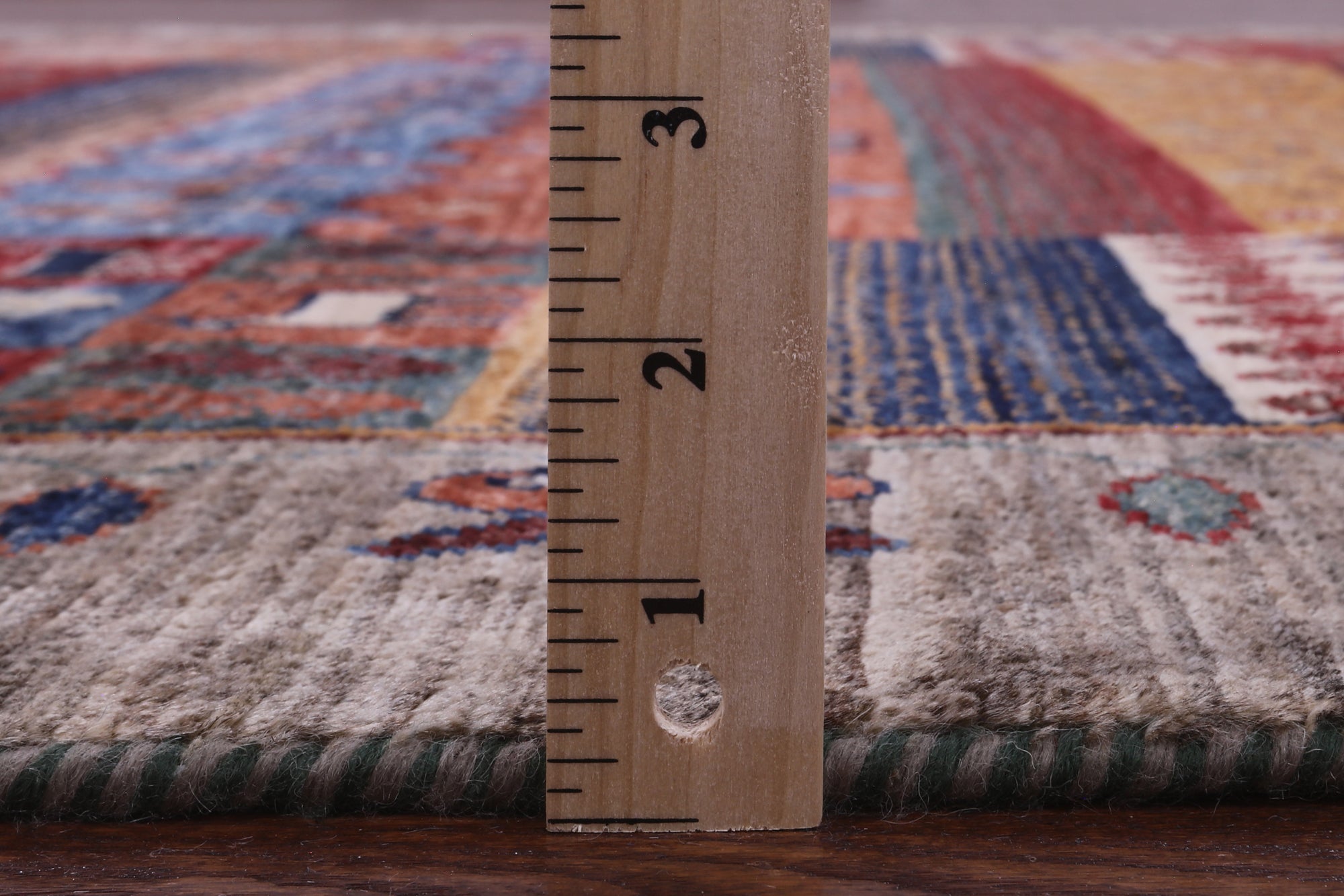 Persian Gabbeh Tribal Hand Knotted Wool Rug - 6' 7" X 10' 0" - Golden Nile