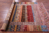 Persian Gabbeh Tribal Hand Knotted Wool Rug - 5' 8" X 7' 11" - Golden Nile