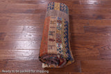 Persian Gabbeh Tribal Hand Knotted Wool Rug - 5' 8" X 7' 11" - Golden Nile