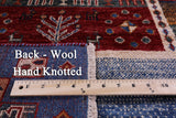 Tribal Persian Gabbeh Hand Knotted Wool Runner Rug - 2' 8" X 9' 7" - Golden Nile