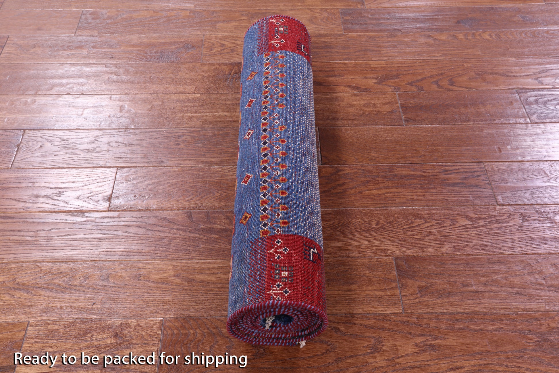 Tribal Persian Gabbeh Hand Knotted Wool Runner Rug - 2' 8" X 9' 7" - Golden Nile