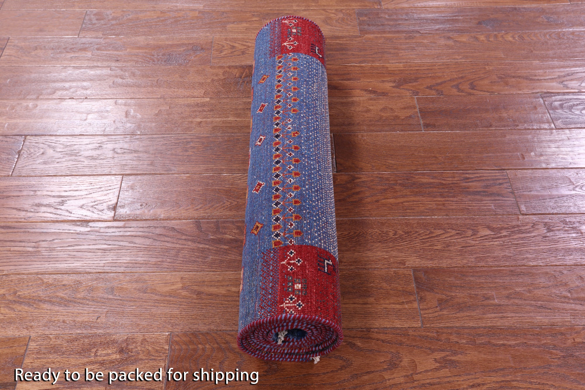 Tribal Persian Gabbeh Hand Knotted Wool Runner Rug - 2' 8" X 9' 7" - Golden Nile