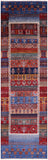 Tribal Persian Gabbeh Hand Knotted Wool Runner Rug - 2' 8" X 9' 7" - Golden Nile