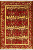William Morris Handmade Wool Area Rug - 6' 8" X 9' 9" - Golden Nile