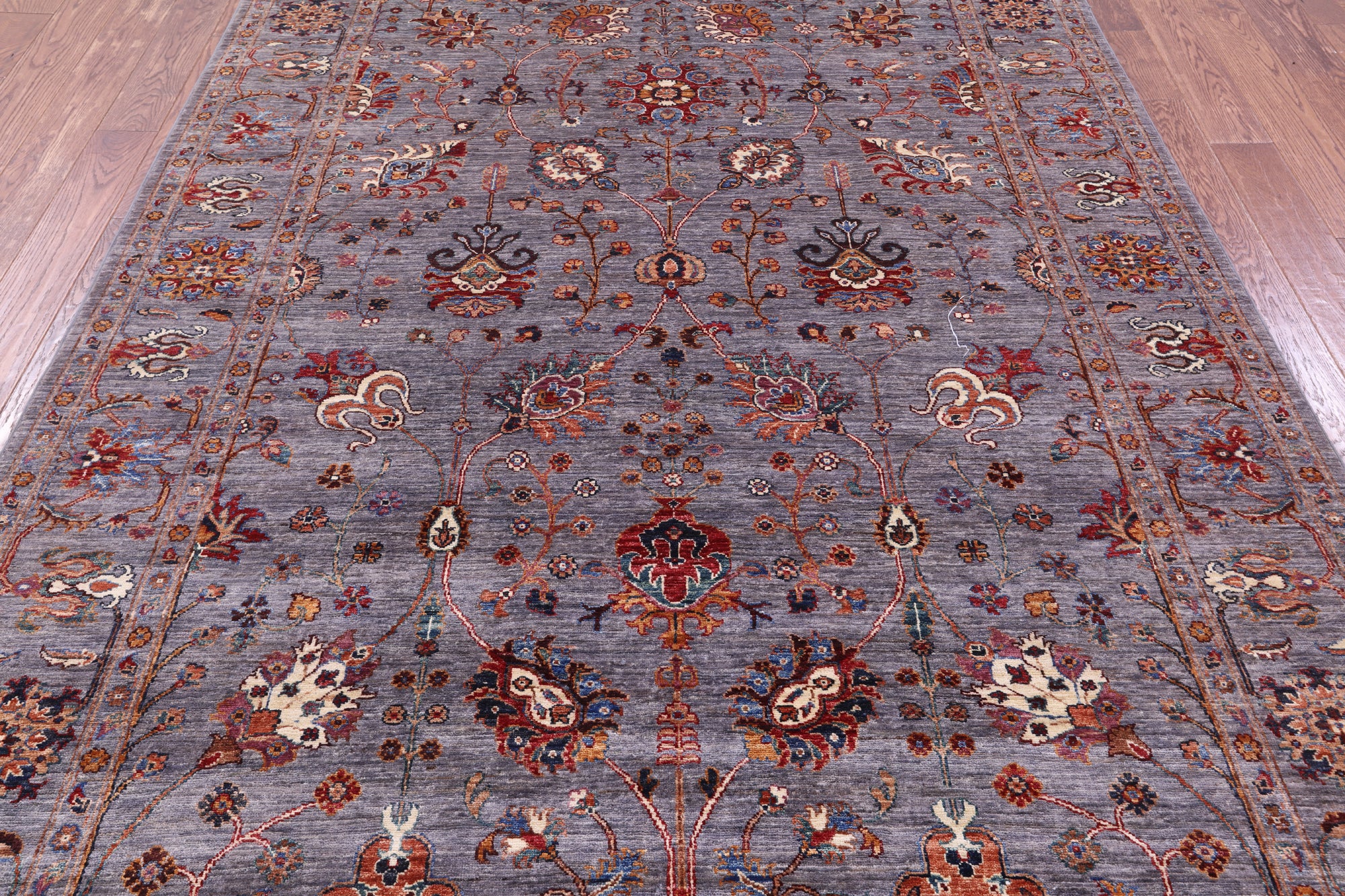 Peshawar Hand Knotted Wool Rug - 6' 9" X 10' 4" - Golden Nile